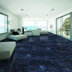 ELEGANCE BLUE HIGH-GLOSS PORCELAIN WALL & FLOOR TILES 60X60 CM