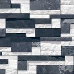 LIME STONE BLACK & WHITE CERAMIC TILES 30X45 CM