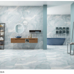 OCEAN AQUA GLOSS PORCELAIN WALL & FLOOR TILES 60X120 CM